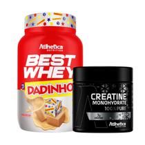 Combo best whey + creatine 100g atlhetica nutrition