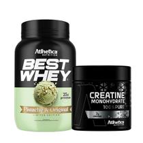 Combo best whey + creatine 100g atlhetica nutrition