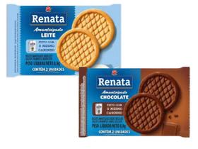 Combo Biscoito Amanteigado Renata - 140 Sachês Crocante e Delicioso