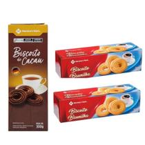 Combo Biscoitos Alemães Importados Members Mark 3 Un Chocolate e Baunilha Premium Combo Biscoitos Alemães Importados Members Mark 3 Un Chocolate e Baunilha Premium