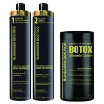 Combo Blindagem Dos Fios Plastica E Botox 1000ml