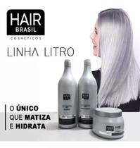 COMBO Blonde Matizador Profissional Hair Brasil Litro P/ SALÃO