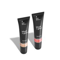 Combo Blush Líquido Blush +Glow: Rosa Rosalix 15ml + Prata Perolali 15ml