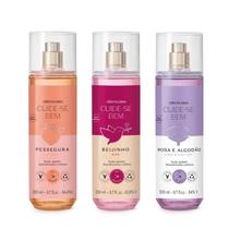 Combo Body Splash Pessegura + Beijinho + Rosa e Algodão