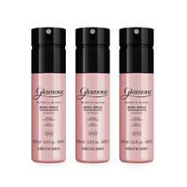 Combo Body Spray Glamour Secrets Black (3 itens Combo Body Spray Glamour Secrets Black (3 itens