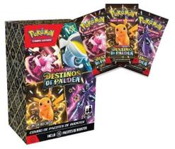 Combo Booster Cartas Pokemon de 108 Cards Destinos de Paldea Copag Original Combo Booster Cartas Pokemon de 108 Cards Destinos de Paldea Copag Original