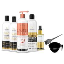 Combo Borabella Saudável Liso Perfeito 5 Produtos +Cumbuca