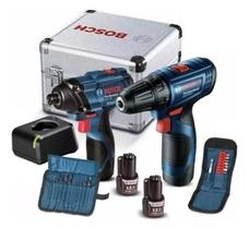 Combo Bosch 1 Chave De Impct Gdr 120-li + 1 Paraf Gsr 120-li