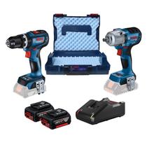 Combo bosch 18v - gds 18v-450 pc + gsb 18v-90 c com bateria