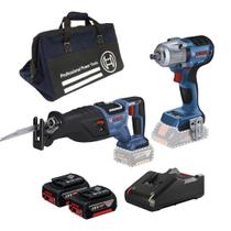 Combo bosch 18v- gsa 185-li + gds 18v-450 pc com bateria Combo bosch 18v- gsa 185-li + gds 18v-450 pc com bateria