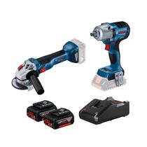 Combo bosch 18v - gws 18v-10 + gds 18v-450 pc com bateria Combo bosch 18v - gws 18v-10 + gds 18v-450 pc com bateria