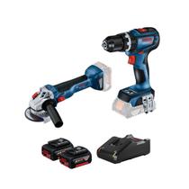 Combo bosch 18v - gws 18v-10 - gsb 18v-90 c com bateria