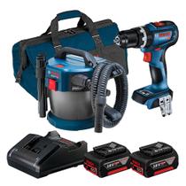 Combo Bosch Aspirador de Pó 18V GAS 18V-10L SB Parafusadeira 1/4 Drywall 18V GTB 185-LI SB - BOSCH
