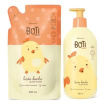 Combo Boti Baby Loção Banho 400ml Refil 350ml O Boticário Combo Boti Baby Loção Banho 400ml Refil 350ml O Boticário