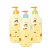 Combo Boti Baby: Shampoo Suave 400ml + Condicionador Suave 400ml + Sabonete Líquido de Glicerina