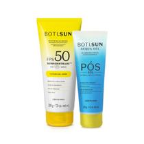 Combo Boti Sun: Gel Hidratante Pós-Sol 120g + Protetor Solar Corporal FPS50 200g Combo Boti Sun: Gel Hidratante Pós-Sol 120g + Protetor Solar Corporal FPS50 200g