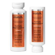Combo Boticário Match Nutrição Regeneradora Shampoo 300ml e Condicionador 280ml Combo Boticário Match Nutrição Regeneradora Shampoo 300ml e Condicionador 280ml