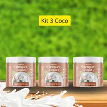 Combo Bragurt Vegetal - Iogurte Vegano - Sabor coco - 36 porções