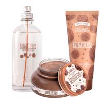 Combo Brigadeirão: Spray + Sabonete Esfoliante + Hidratante