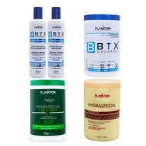 Combo Btx Orghanic 1kg + Verniz 1kg + Máscara de Quiabo 1kg Combo Btx Orghanic 1kg + Verniz 1kg + Máscara de Quiabo 1kg