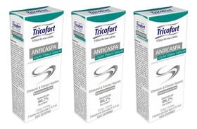 Combo C/3 Tricofort Anti-Caspa Loção Tônica Capilar C/2 Ampolas 20ml Original!