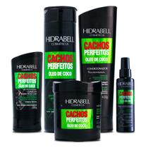 Combo Cachos Perfeitos Hidratação óleo de Coco Ativador de Cachos Hidrabell