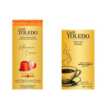 Combo Café Toledo Moído a Vácuo e Cápsula - 01 Gourmet 500g + 01 Cápsula 10 doses