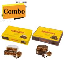 Combo - Caixa Alfajores de Chocolate Havanna + Mistos 12 Unidades