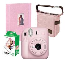 Combo Camera Instax Mini Revela Foto + 20 Fotos + Bolsa + Álbum