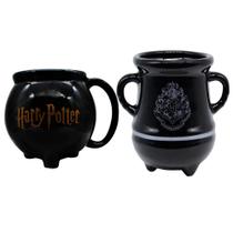 Combo Caneca 3D Harry Potter Caldeirão e Poção Hogwarts Zona Criativa