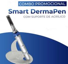 Combo Caneta Dermapen de Microagulhamento + Suporte Acrílico - Smart GR