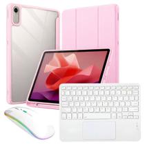 Combo Capa Acrilico P/tablet Lenovo P12.7 + Teclado Touch