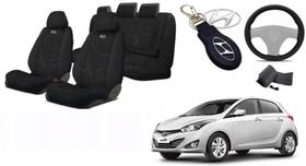 Combo Capas Design HB20 12-16 +(Capa Volante) + Chaveiro