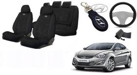 Combo Capas Elegância Elantra 14-18 +(Capa Volante) + Chaveiro Combo Capas Elegância Elantra 14-18 +(Capa Volante) + Chaveiro