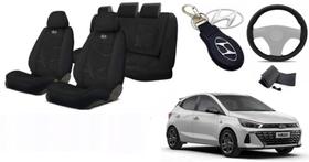 Combo Capas Premium Tecido HB20 18-24 +(Capa Volante) + Chaveiro Combo Capas Premium Tecido HB20 18-24 +(Capa Volante) + Chaveiro