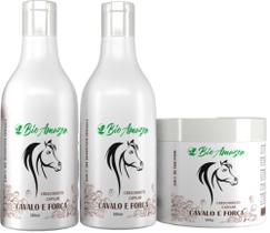 Combo Capilar Cavalo E Força Crescimento - Bio Amazon