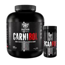 Combo Carnibol 1,8kg Chocolate + Bcaa Fix Darkness 120 Caps Darkness