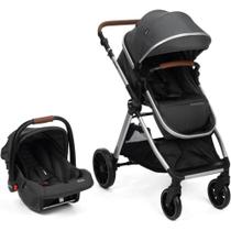Combo Carrinho Travel System Duo Infanti Preto Granizo e Bebê Conforto Zion Dorel Combo Carrinho Travel System Duo Infanti Preto Granizo e Bebê Conforto Zion Dorel