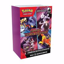 Combo Cartas Pokemon 18 Boosters Rivais Predestinados