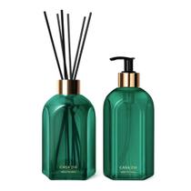 Combo Casa 214 Brisa de Cedros: Sabonete Líquido 400ml + Difusor de Ambiente com Varetas 250ml