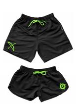 Combo Casal Shorts Moda Praia KIt Casal Mozao Flecha