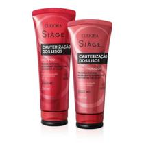 Combo Cauterização dos Lisos: Shampoo 250ml + Condicionador 200ml
