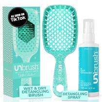 Combo Cepillo Desenredante FHI Heat UNbrush y Spray UNwinder