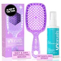 Combo Cepillo Desenredante FHI Heat UNbrush y Spray UNwinder
