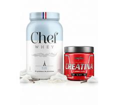 Combo Chef Whey Zero Lactose 907g Ao Leite + Creatina 300g IntegralMedica Combo Chef Whey Zero Lactose 907g Ao Leite + Creatina 300g IntegralMedica