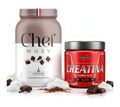 Combo Chef Whey Zero Lactose 907g Chocolate Meio Amargo + Creatina 300g IntegralMedica Combo Chef Whey Zero Lactose 907g Chocolate Meio Amargo + Creatina 300g IntegralMedica