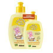 Combo Cheirinho de Bebê Cacheados 430 ML + Condicionador 210 ML