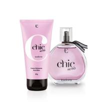 Combo Chic Retrô: Colônia Desodorante 95ml + Creme Hidratante de Mãos 50g