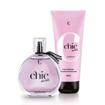 Combo Chic Retrô: Desodorante Colônia 95ml + Loção Hidratante Desodorante Corporal 200ml Combo Chic Retrô: Desodorante Colônia 95ml + Loção Hidratante Desodorante Corporal 200ml