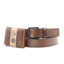 Combo Cinto Masculino Varías Cores Em Couro + Carteira Em L Couro